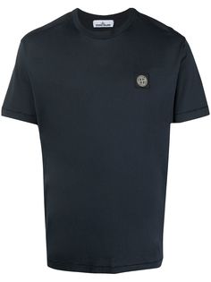 Stone Island футболка с нашивкой-логотипом и короткими рукавами