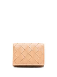 Bottega Veneta кошелек в три сложения с плетением Intrecciato