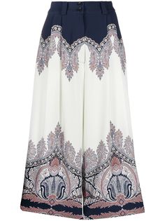 Etro кюлоты с принтом пейсли