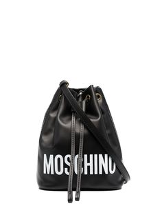 Moschino сумка-ведро с логотипом