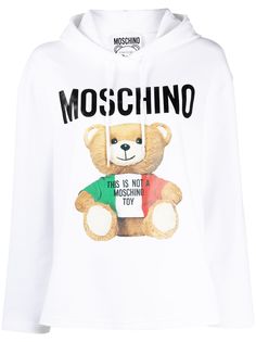 Moschino худи Teddy Bear свободного кроя