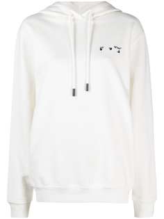 Off-White ARROW LIQUID MELT REG HOODIE OFF WHITE N