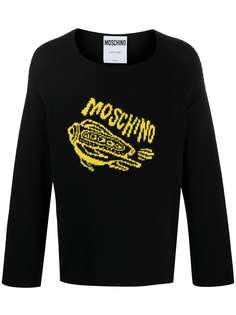 Moschino джемпер с принтом