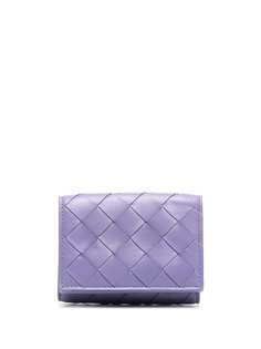 Bottega Veneta кошелек в три сложения с плетением Intrecciato