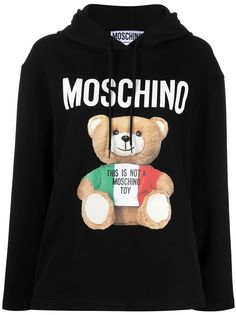 Moschino худи Teddy Bear с принтом