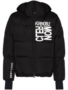 Moncler Grenoble пуховик с логотипом