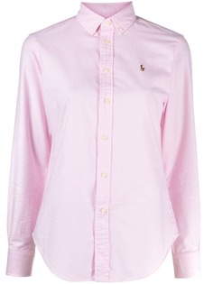 Polo Ralph Lauren рубашка с вышитым логотипом