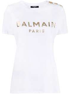 Balmain футболка с логотипом