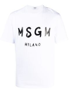 MSGM футболка с логотипом