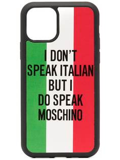 Moschino чехол для iPhone 11 с принтом