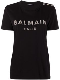 Balmain футболка с логотипом