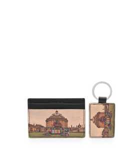 Paul Smith подарочный комплект из картхолдера и брелка с принтом