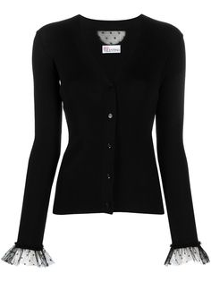 RED Valentino кардиган с кружевом