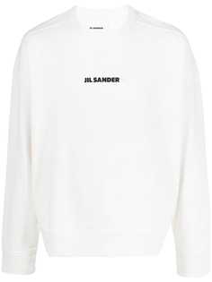 Jil Sander толстовка свободного кроя с логотипом