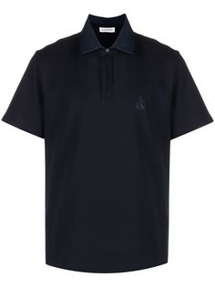 LANVIN рубашка поло с вышитым логотипом
