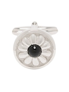 LANVIN запонки с цветочным декором
