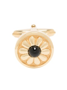 LANVIN запонки с цветочным декором