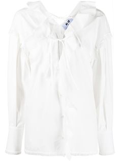 MSGM блузка с оборками