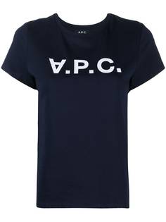 A.P.C. футболка с логотипом