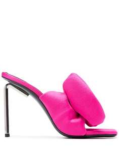 Off-White LYCRA BOW HIGH ALLEN MULE FUCHSIA NO COL