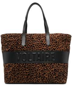 Zadig&Voltaire сумка-тоут с леопардовым принтом