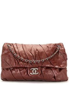 Chanel Pre-Owned сумка на плечо со сборками