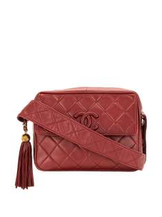Chanel Pre-Owned стеганая сумка через плечо