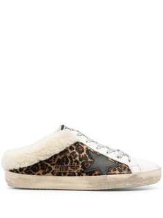 Golden Goose кеды Superstar с леопардовым принтом