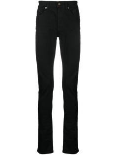Saint Laurent джинсы кроя слим с пятью карманами