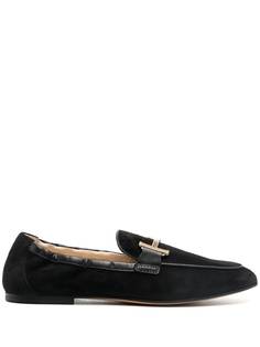 Tods лоферы с пряжкой Double T Tod`S