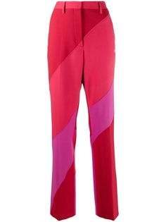 Off-White SPIRAL NEW FORMAL PANT RED FUCHSIA
