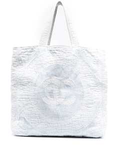 Chanel Pre-Owned пляжная сумка с логотипом CC