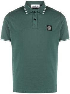 Stone Island рубашка поло с логотипом