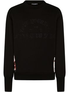 Dolce & Gabbana толстовка с контрастной вставкой
