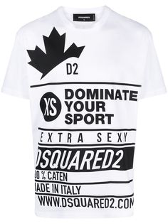 Dsquared2 футболка с графичным принтом