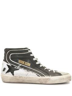 Golden Goose высокие кеды Slide