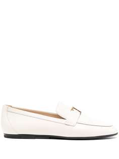 Tods лоферы с металлическим логотипом Tod`S