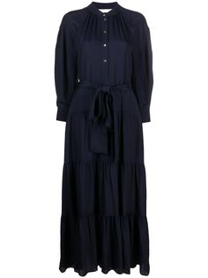 Chloé платье-рубашка с длинными рукавами