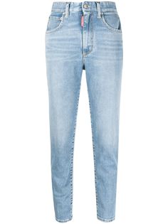 Dsquared2 укороченные джинсы с кристаллами