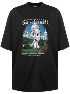 Balenciaga футболка с принтом Sacre Coeur