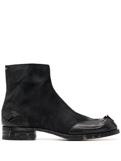Maison Margiela ботинки с эффектом потертости