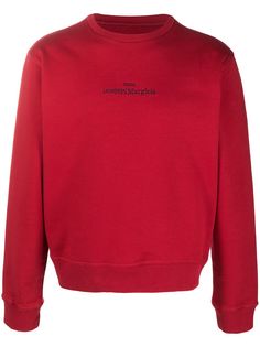 Maison Margiela толстовка с вышитым логотипом