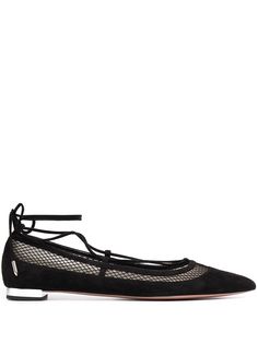 Aquazzura балетки Dalia на шнуровке
