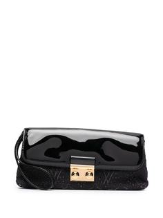 Louis Vuitton клатч pre-owned с вышитым логотипом