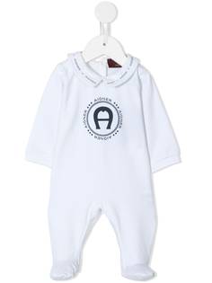 Aigner Kids комбинезон для новорожденного с воротником Питер Пэн