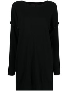 Twin-Set короткое трикотажное платье с логотипом