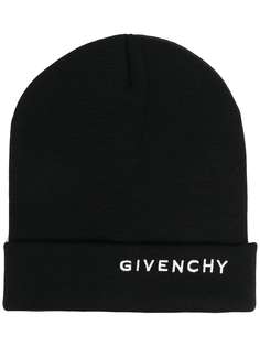 Givenchy шапка бини с вышитым логотипом