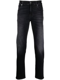 7 For All Mankind прямые джинсы средней посадки