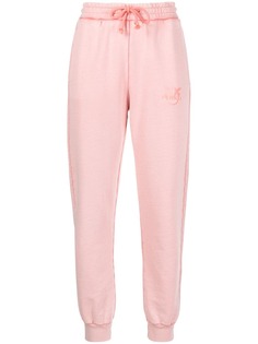Pinko спортивные брюки с вышитым логотипом