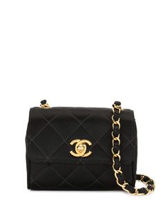 Chanel Pre-Owned стеганая мини-сумка на плечо 1995-го года